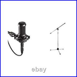 Audio-Technica Condenser Microphone AT2035 & Boom Mic Stand AT8653B From JP #t
