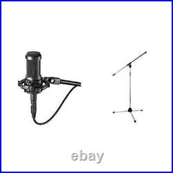 Audio-Technica Condenser Microphone AT2050 Boom Mic Stand AT8653B From JP #t