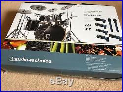Audio Technica MB DK7 7 Piece Drum Mics Microphone Set Kit RRP £339