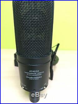 Audio Technica Mic AT4033 Condensor And Stand