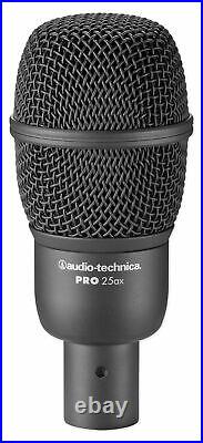 Audio Technica PRO-DRUM4 Drum Microphone Kit with(4) Dynamic Mics Kick, Snare, Tom
