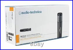 Audio Technica PRO37 Diaphragm Condenser Microphone PRO 37+Mic Stand+Iso Shield