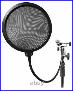 Audio Technica Podcast Podcasting Kit withMic+Headphones+Boom+Pop Filter+Monitors