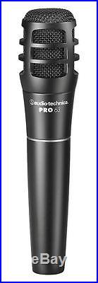 Audio Technica Pro Drum Microphone Kit w 7 Mics+In-Ear Monitors+8-Channel Mixer
