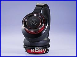 Audio Technica Wireless Headphone SOLID BASS Black Red ATH-WS990BT BRD