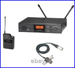 Audio Technica Wireless Receiver & Transmitter with Lavalier Mic ATW-2110A