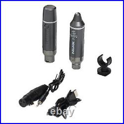 Audio Transmitter Receiver Mic Receiver Hi-Resolution Sound Quality Microphone