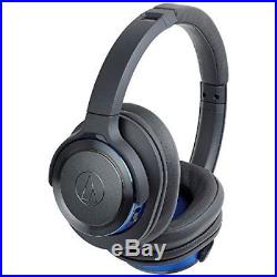 Audio-technica ATH-WS660BT SOLIDBASS Bluetooth Wireless Headphones GM Blue