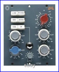 BAE Audio 1073D 1073 D Module for 500 Series Mic Pre/EQ Microphone Preamp EQ
