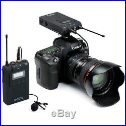 BOYA BY-WM6 UHF Video Audio Microphone Mic for ENG EFP DSLR Cameras DV Camcorder
