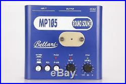 Bellari MP105 Round Sound Tube Mic Preamp & Shure SM57 Microphone & Cable #36732