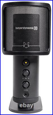 Beyerdynamic FOX USB Recording Mic Podcasting Microphone+Audio Technica Boom Arm