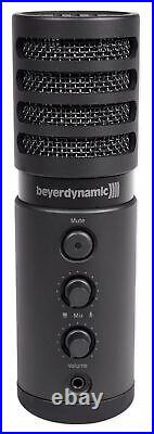 Beyerdynamic FOX USB Recording Mic Podcasting Microphone+Audio Technica Boom Arm