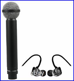 Beyerdynamic M160 Hyper-Cardioid Double Ribbon Microphone Mic+Mackie Earbuds