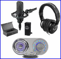 Blue Robbie Recording Microphone Tube Preamp+Audio Technica Mic+Headphones