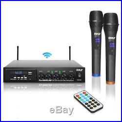 Bluetooth Audio Soundmixer Receiver Wireless Cordless MIC Microphone Dj System