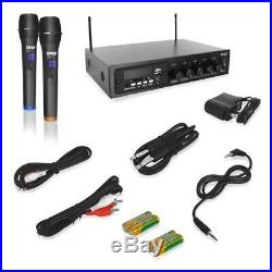 Bluetooth Audio Soundmixer Receiver Wireless Cordless MIC Microphone Dj System