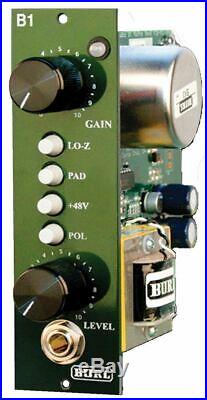 Burl Audio B1 Mic Microphone Preamp Pre Amplifier 500 Series Module Hardware