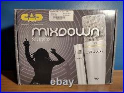 CAD Audio Mixdown Studio 2 Mic Set Large & Small Diaphragm Condensor MD1 MD2 EUC