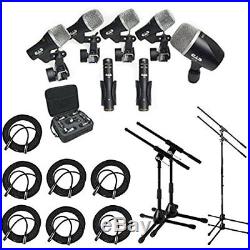 CAD Audio Stage7 Premium 7-Piece Drum Instrument Mic Pack With Vinyl Carrying &