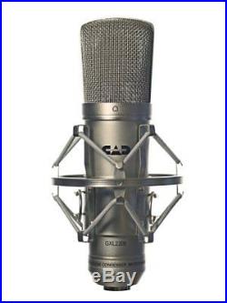 CAD GXL2200 Cardioid Condenser Mic with M-Track Audio Interface + Pop Filter