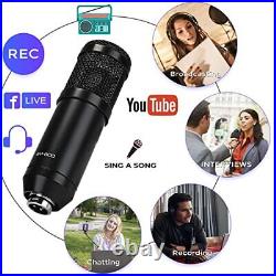 Condenser Microphone Bundle BM-800 Mic Kit with Live Sound Card for