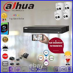 Dahua 5MP CCTV HD HIKVISION QUALITY DVR built in mic SYSTEM KIT with audio cam