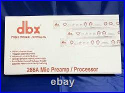 Dbx 286A Rack Mount Pro Audio Microphone Mic Preamp Pre-Amp Processor DBX286AV