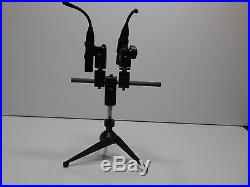 Dual Audio-Technica ES935 C Cardioid Mics with Stereo Stand