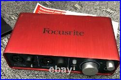 Focusrite Scarlett 2i2 Audio Recording Interface withSterling Mic & Pro Tools 11