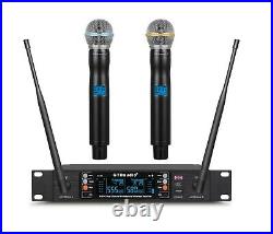 GTD Audio 2x100 Channel UHF Wireless Handheld Microphone Mic System 260M