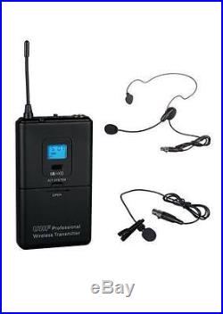 GTD Audio Transmitter with Lapel Mic 100 Channels For G-622 system