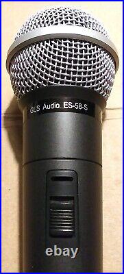 Gsl Audio Es-58s Prof. Vocal Nib Microphone, Clip, Blue MIC Pole, Extension Cord