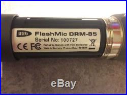 HHB Flashmic DRM 85 Sennheiser Cardioid Mic-Audio Voice Portable Memory Recorder
