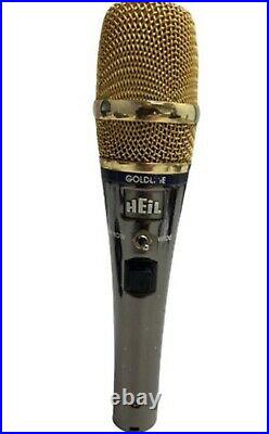 Heil Sound Gm-5 Rare Vintage Gold Broadcast Radio Mic Dynamic Microphone