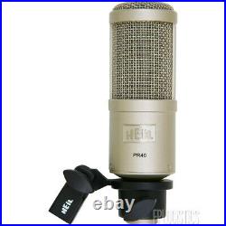 Heil Sound PR40 Dynamic Broadcast and Studio Microphone PR 40 Recording Mic