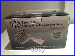Heil Sound'The Fin' Dynamic Mic/Microphone SILVER with Blue LED. Free shipping
