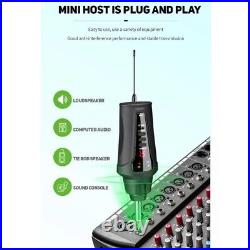 High Quality Wireless Mic Receiver System UHF USB Charging Flute Stable