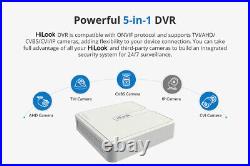 Hikvision Audio MIC Cctv Camera System 1080p 30 M Night Vision Home Security Kit