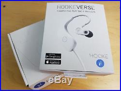 Hooke Verse Bluetooth Headphones Binaural 3D Audio Microphones Record/Play White