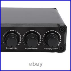 Hot Condenser Dynamic Mic Mixer Adjustable 3 Channel Input Sound Mixer Receiver