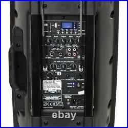 Ibiza Sound Portable Battery Powered Bluetooth PA System 700W Wireless Radio Mic