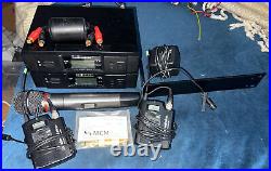 LOT of Audio Technica ATW-R3100 Wireless Mic Receivers Microphone Transmitters