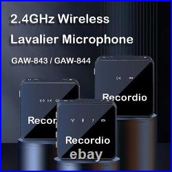 Lavalier Microphone for Double Interviews Low Cut Function Pro Audio Equipment