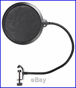 M-Audio MTRACK Podcast Podcasting Kit Headphones+Interface+Mic+Stand+Pop Filter