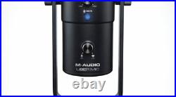 M-Audio Uber Mic Microphone USB Condenser With Outlet Headphones And Mount