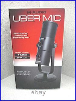 M-Audio Uber Mic Professional USB Audio Music Podcast Recording Desktop Microph