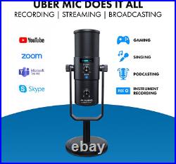 M-Audio Uber Mic Professional USB Microphone With Switchable Polar Black