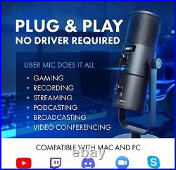 M-Audio Uber Mic USB Condenser Gaming Microphone for PC Free P&P