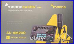 Maono Caster LITE Professional Audio Innovation AU-AM200 S4 PREMIUM MIC BUNDLE